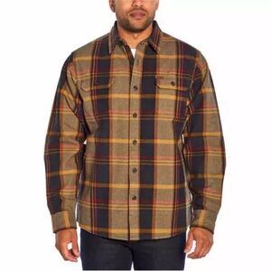 New Orvis Big Bear Heavyweight Flannel button down Shirt